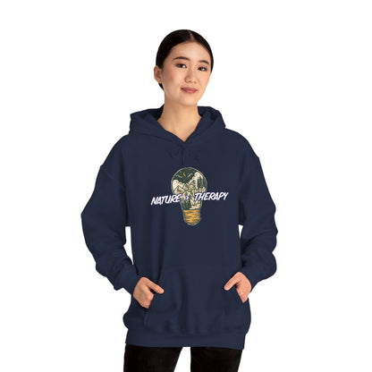 Nature Is Greater Than Therapy Hoodie – Cozy Unisex Sweatshirt for Nature Lovers, Outdoor Adventure Apparel, Perfect Gift for Campers, Hikers, and Nature Enthusiasts