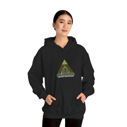 Camping Equals Social Distancing - Adventure Hoodie, Cozy Outdoor Sweatshirt, Perfect for Campers, Great Gift for Nature Lovers, Warmth for Bonfire Nights