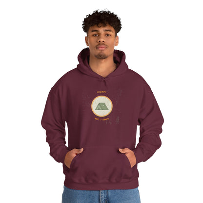 Glamp Nah, I Camp Hoodie – Cozy Unisex Camping Sweatshirt, Outdoor Adventure Gift, Nature Lover Pullover