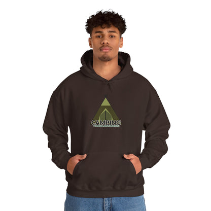 Camping Equals Social Distancing - Adventure Hoodie, Cozy Outdoor Sweatshirt, Perfect for Campers, Great Gift for Nature Lovers, Warmth for Bonfire Nights