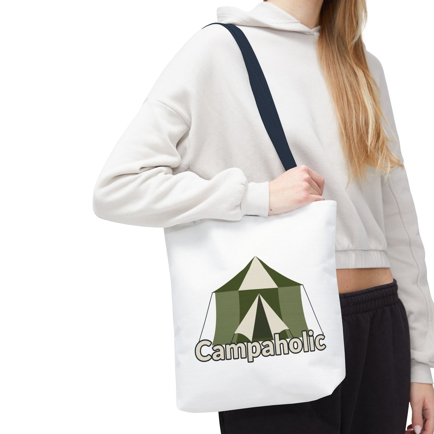 Campaholic Tote Bag – Funny Camping Gift for Campers