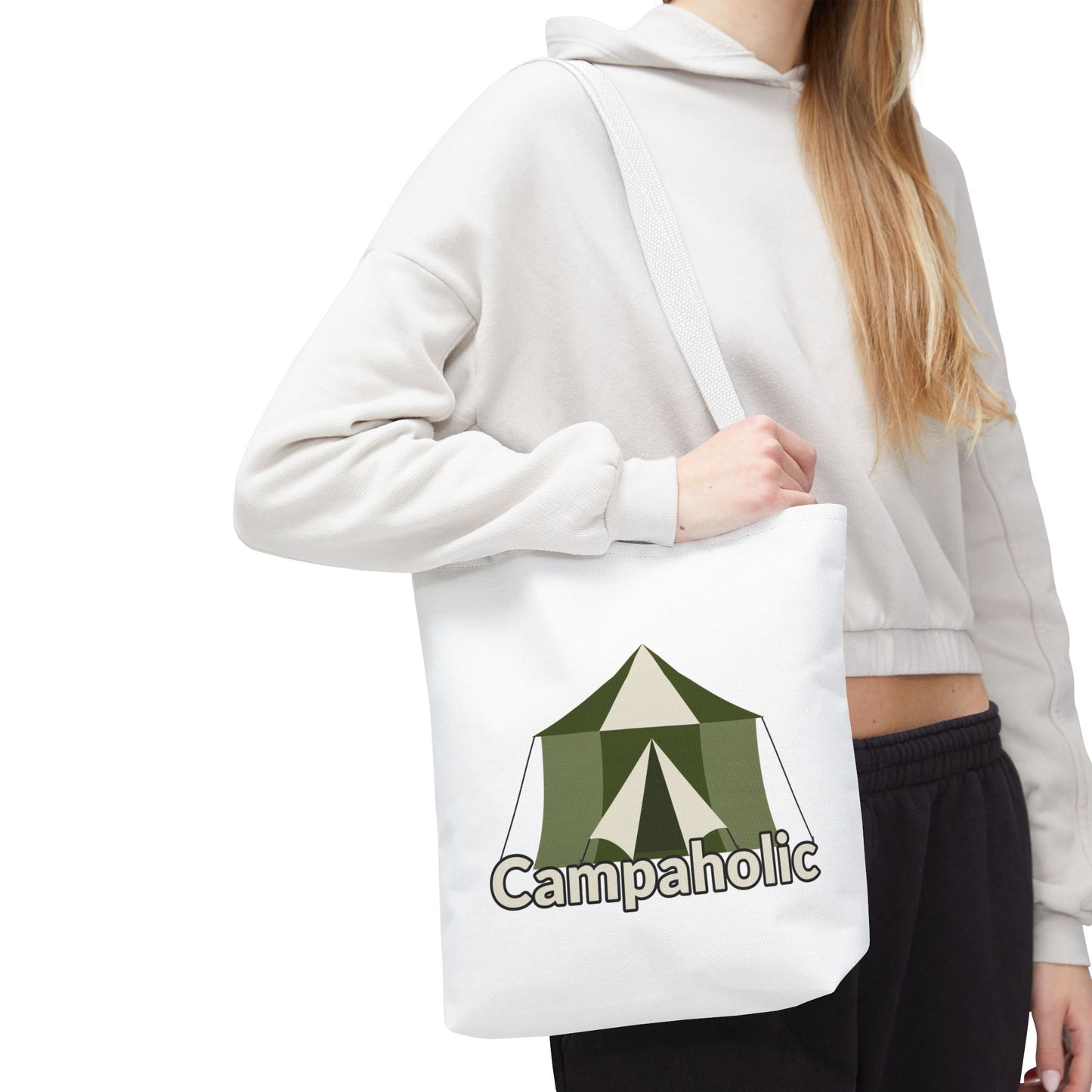 Campaholic Tote Bag – Funny Camping Gift for Campers