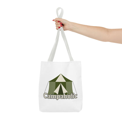 Campaholic Tote Bag – Funny Camping Gift for Campers