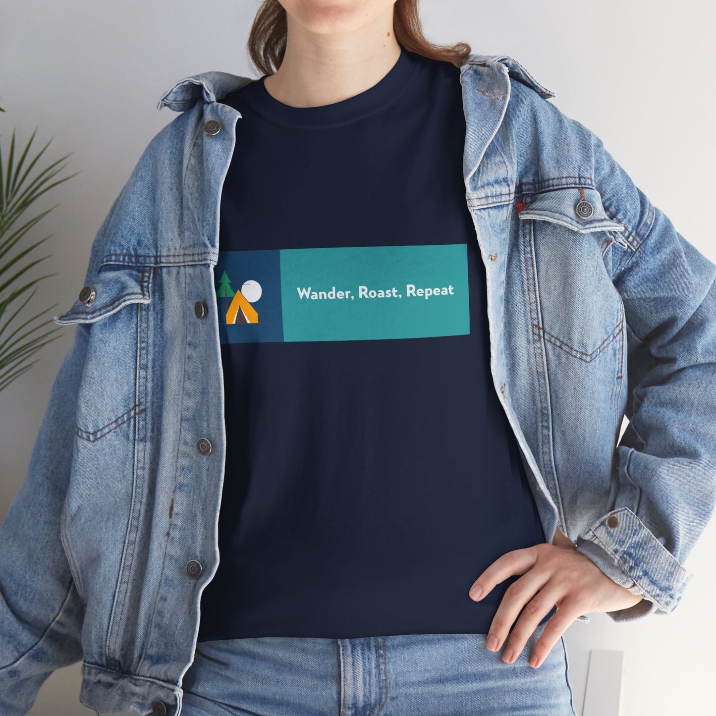 Wander, Rest, Repeat – Travel & Adventure T-Shirt for Explorers | Unisex Heavy Cotton Tee, Cozy Vacation Shirt, Relaxing Daily Reminder Tee, Travel Gift
