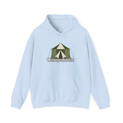 Campaholic Hoodie - Unisex Sweatshirt, Cozy Camping Sweatshirt for Campers and Outdoor Lovers, Adventure Apparel, Gift for Nature Enthusiasts