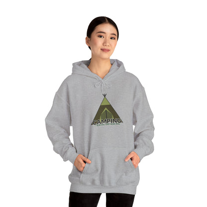 Camping Equals Social Distancing - Adventure Hoodie, Cozy Outdoor Sweatshirt, Perfect for Campers, Great Gift for Nature Lovers, Warmth for Bonfire Nights