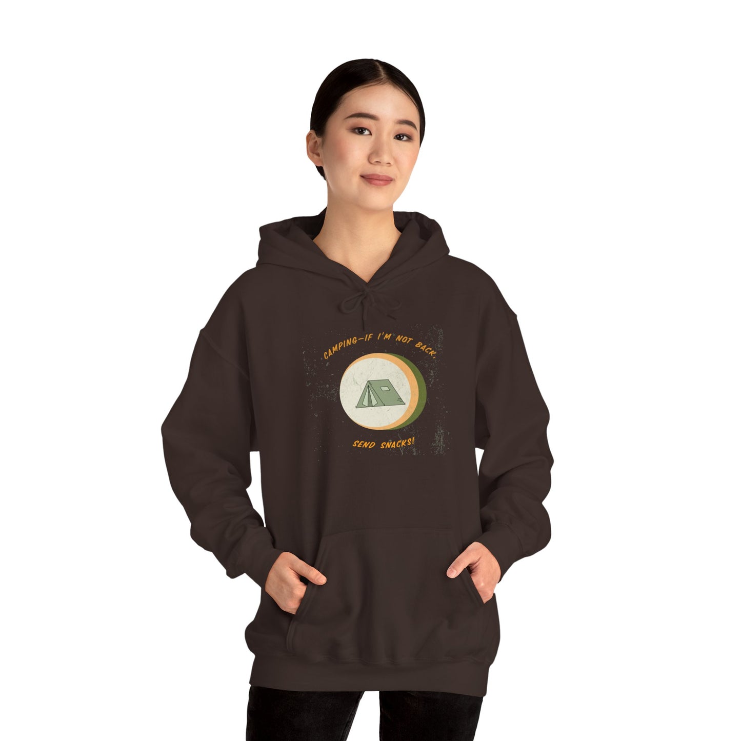 If I’m Not Back Send Snacks Hoodie - Unisex Camping Sweatshirt, Cozy Outdoor Apparel, Gift for Campers, Adventure & Travel Gear, Summer Nights Top
