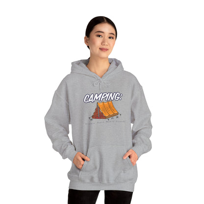 Camping Pitchin Tents Makin Friends Hoodie – Cozy Unisex Sweatshirt for Nature Lovers, Outdoor Adventure Apparel, Perfect Gift for Campers and Travel Enthusiasts