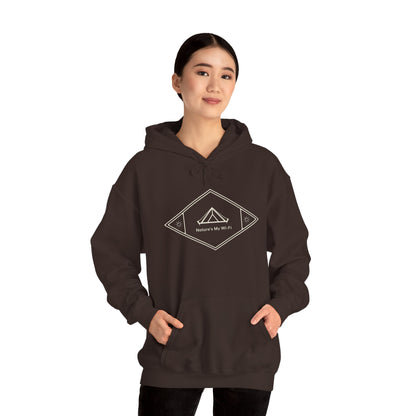 Nature Is My WiFi Hoodie – Cozy Unisex Sweatshirt for Nature Lovers, Outdoor Adventure Apparel, Camping and Travel Gift