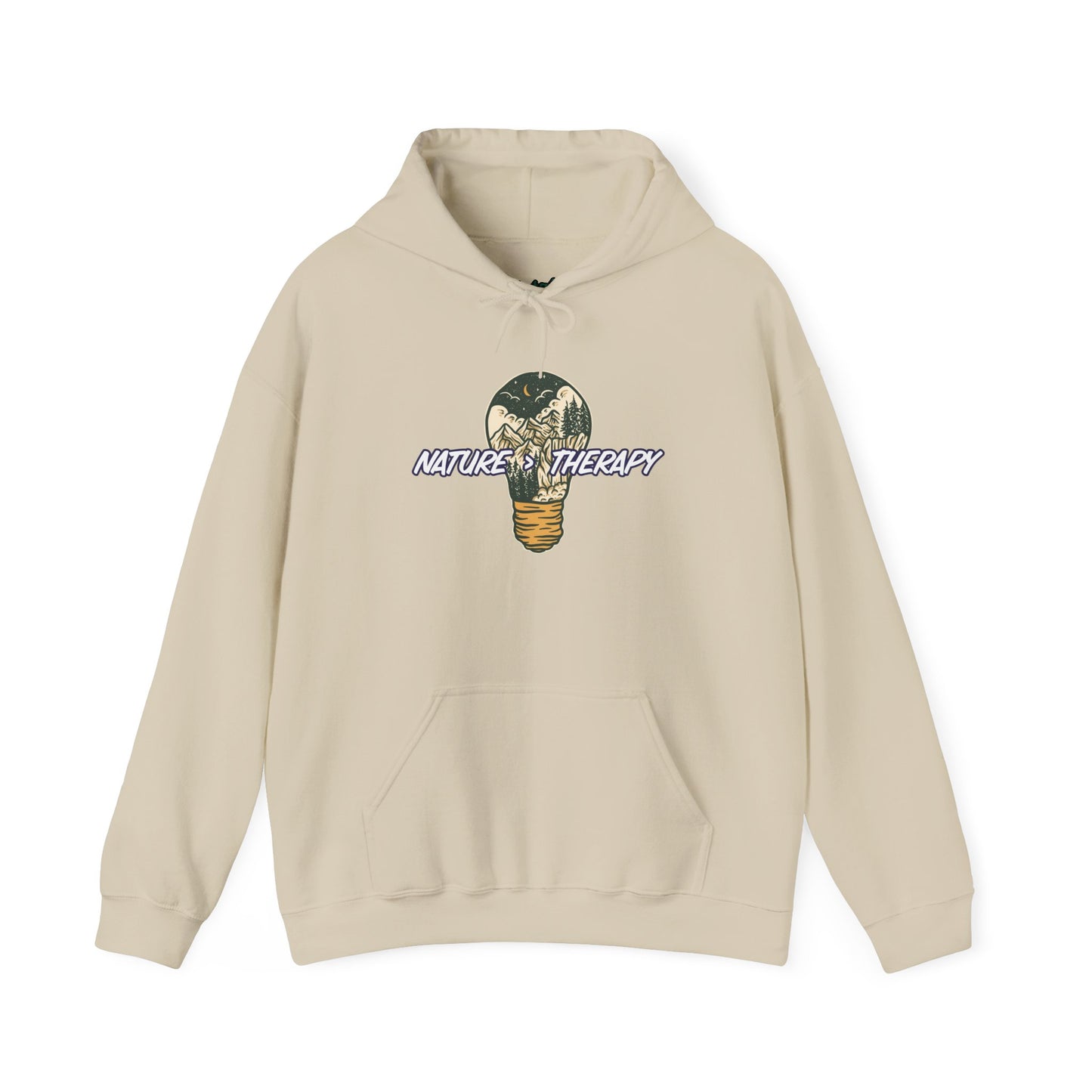 Nature Is Greater Than Therapy Hoodie – Cozy Unisex Sweatshirt for Nature Lovers, Outdoor Adventure Apparel, Perfect Gift for Campers, Hikers, and Nature Enthusiasts