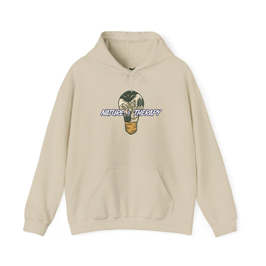 Nature Is Greater Than Therapy Hoodie – Cozy Unisex Sweatshirt for Nature Lovers, Outdoor Adventure Apparel, Perfect Gift for Campers, Hikers, and Nature Enthusiasts