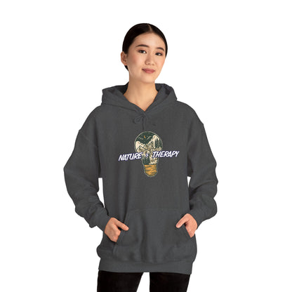 Nature Is Greater Than Therapy Hoodie – Cozy Unisex Sweatshirt for Nature Lovers, Outdoor Adventure Apparel, Perfect Gift for Campers, Hikers, and Nature Enthusiasts