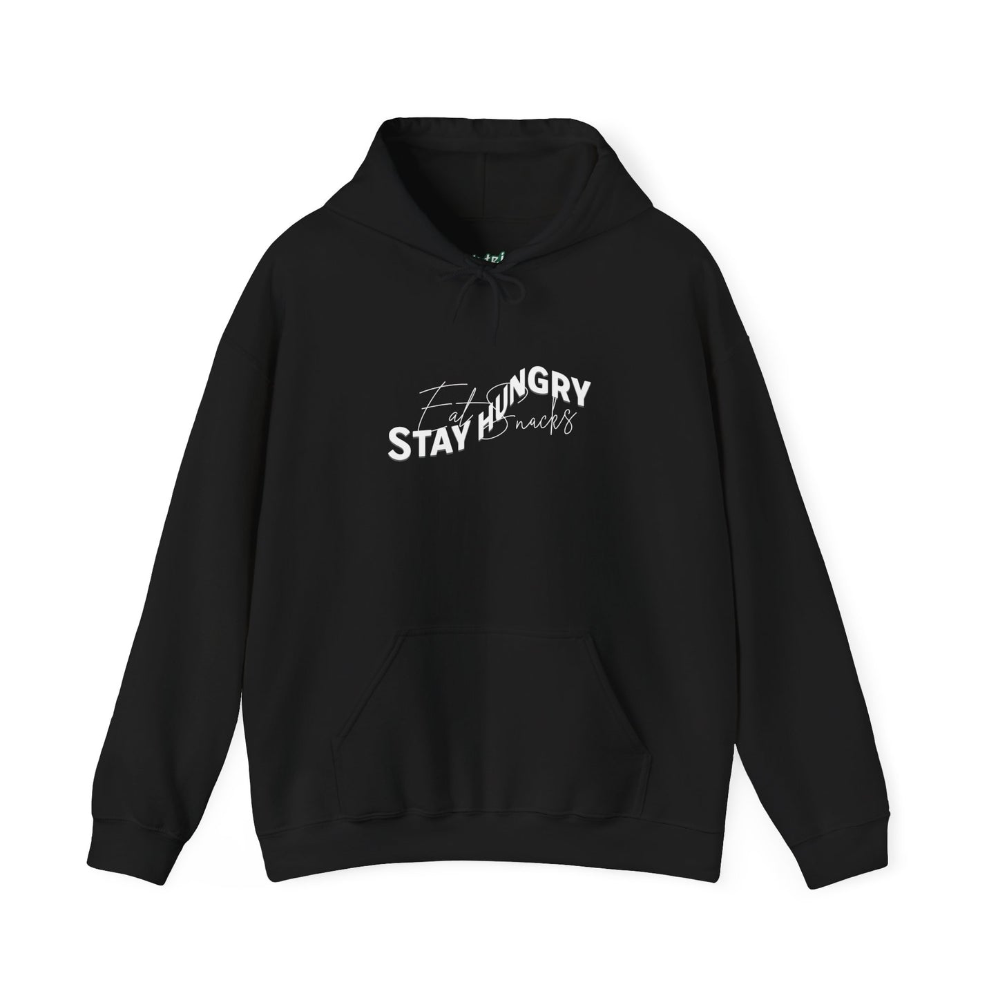 Stay Hungry Eat Snacks Hoodie – Motivational Unisex Sweatshirt, Cozy Casual Wear, Inspirational Gift for Adults, All-Season Outdoor and Everyday Apparel
