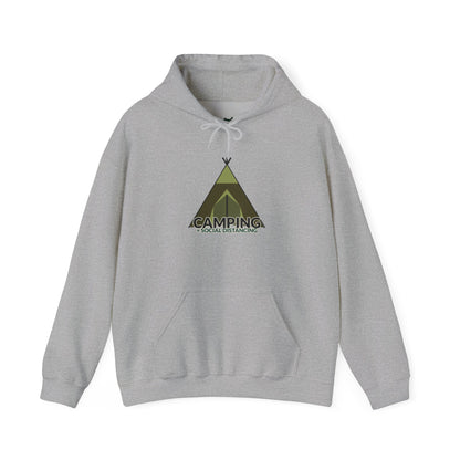 Camping Equals Social Distancing - Adventure Hoodie, Cozy Outdoor Sweatshirt, Perfect for Campers, Great Gift for Nature Lovers, Warmth for Bonfire Nights