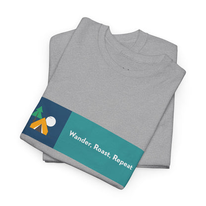 Wander, Rest, Repeat – Travel & Adventure T-Shirt for Explorers | Unisex Heavy Cotton Tee, Cozy Vacation Shirt, Relaxing Daily Reminder Tee, Travel Gift