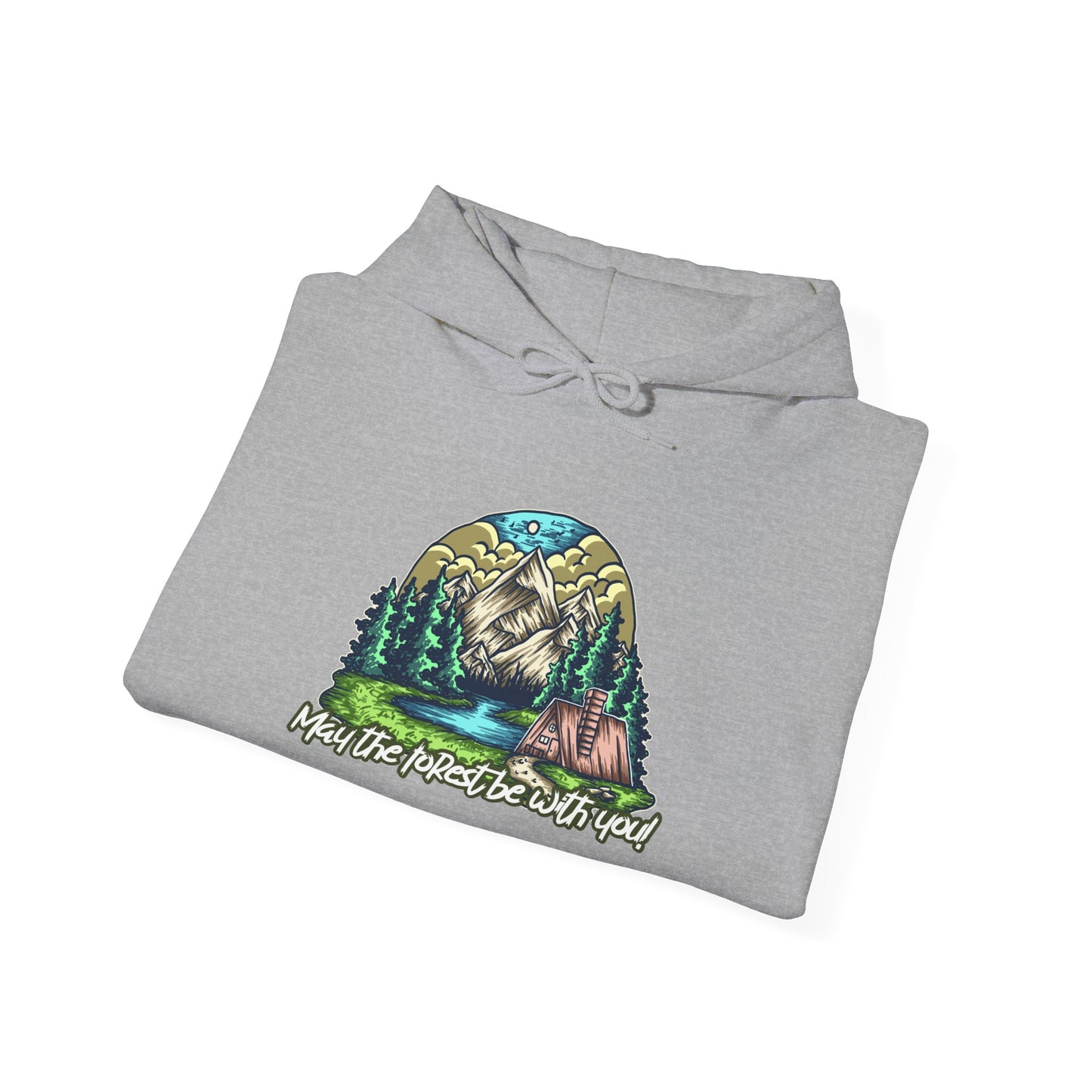 May the Forest Be With You Hoodie – Nature-Inspired Outdoor Sweatshirt for Camping, Hiking, and Travel, Cozy Unisex Adventure Gift for Nature Lovers
