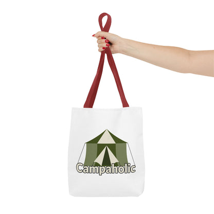 Campaholic Tote Bag – Funny Camping Gift for Campers