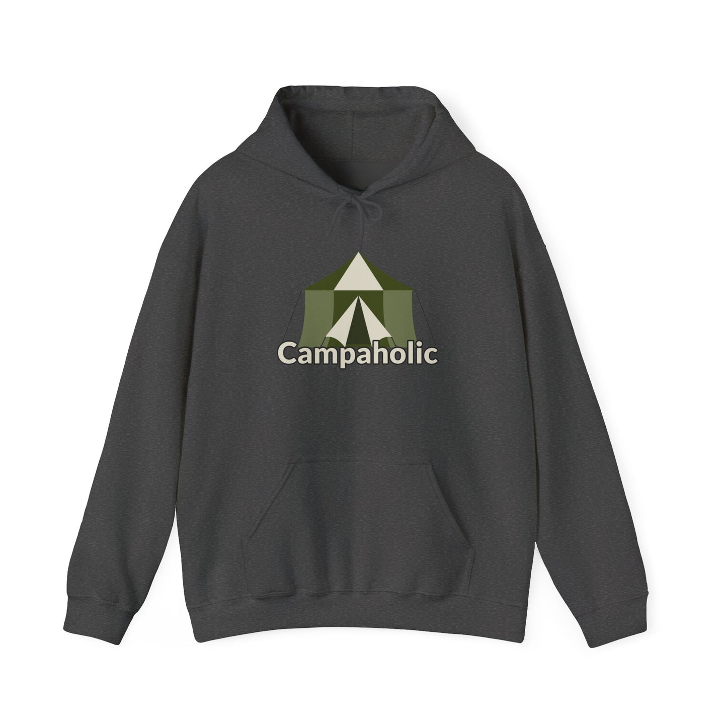 Campaholic Hoodie - Unisex Sweatshirt, Cozy Camping Sweatshirt for Campers and Outdoor Lovers, Adventure Apparel, Gift for Nature Enthusiasts