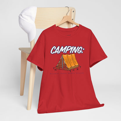Pitchin Tents, Makin Friends – Funny Camping T-Shirt for Outdoor Enthusiasts, Hikers & Nature Lovers | Unisex Summer Camp Tee Gift