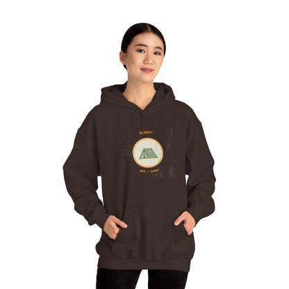 Glamp Nah, I Camp Hoodie – Cozy Unisex Camping Sweatshirt, Outdoor Adventure Gift, Nature Lover Pullover