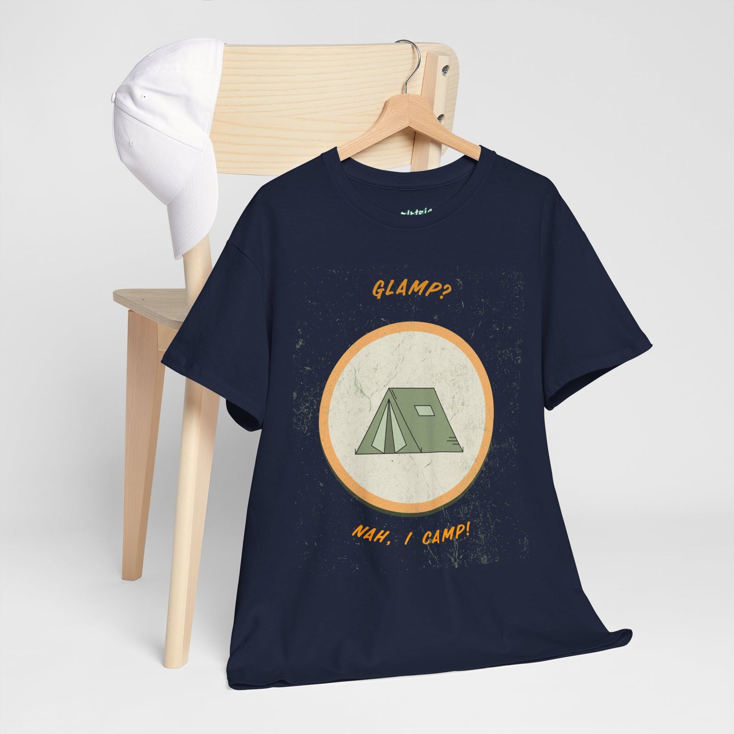 Glamp? Nah, I Camp – Funny Camping Tee for Nature Lovers