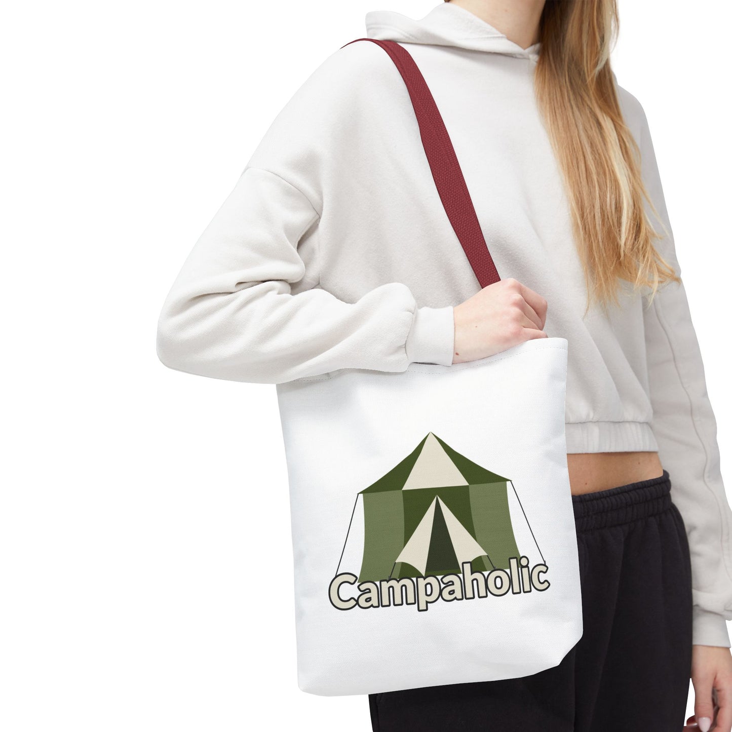 Campaholic Tote Bag – Funny Camping Gift for Campers
