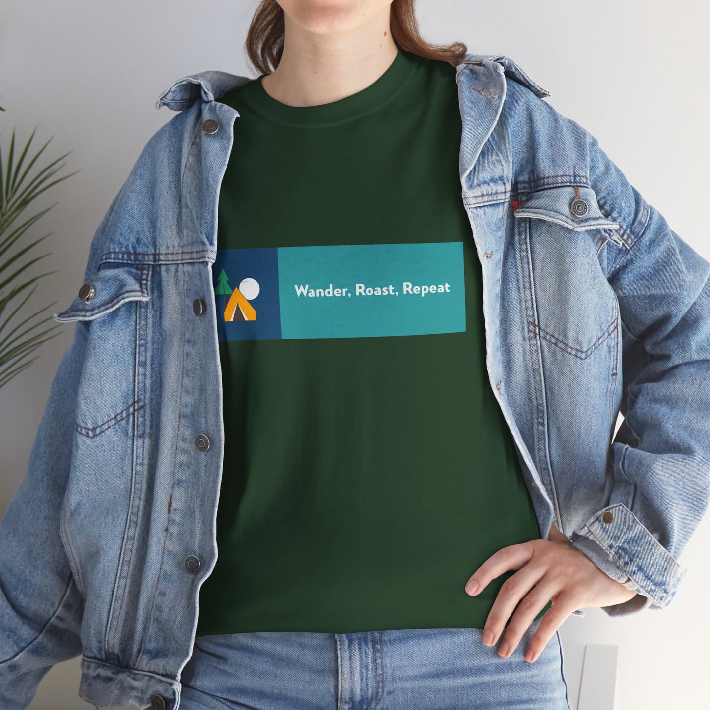 Wander, Rest, Repeat – Travel & Adventure T-Shirt for Explorers | Unisex Heavy Cotton Tee, Cozy Vacation Shirt, Relaxing Daily Reminder Tee, Travel Gift