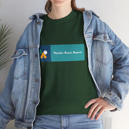 Wander, Rest, Repeat – Travel & Adventure T-Shirt for Explorers | Unisex Heavy Cotton Tee, Cozy Vacation Shirt, Relaxing Daily Reminder Tee, Travel Gift