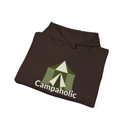 Campaholic Hoodie - Unisex Sweatshirt, Cozy Camping Sweatshirt for Campers and Outdoor Lovers, Adventure Apparel, Gift for Nature Enthusiasts