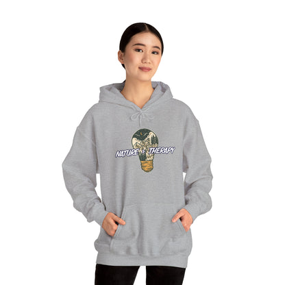 Nature Is Greater Than Therapy Hoodie – Cozy Unisex Sweatshirt for Nature Lovers, Outdoor Adventure Apparel, Perfect Gift for Campers, Hikers, and Nature Enthusiasts
