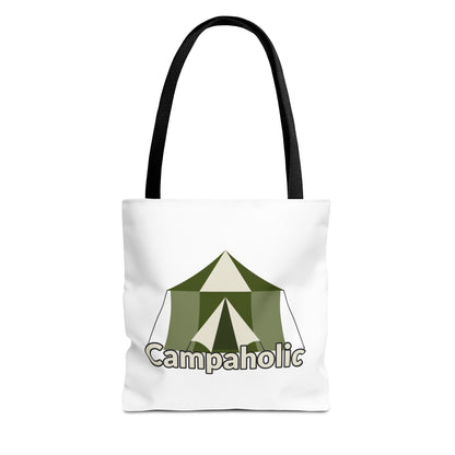 Campaholic Tote Bag – Funny Camping Gift for Campers
