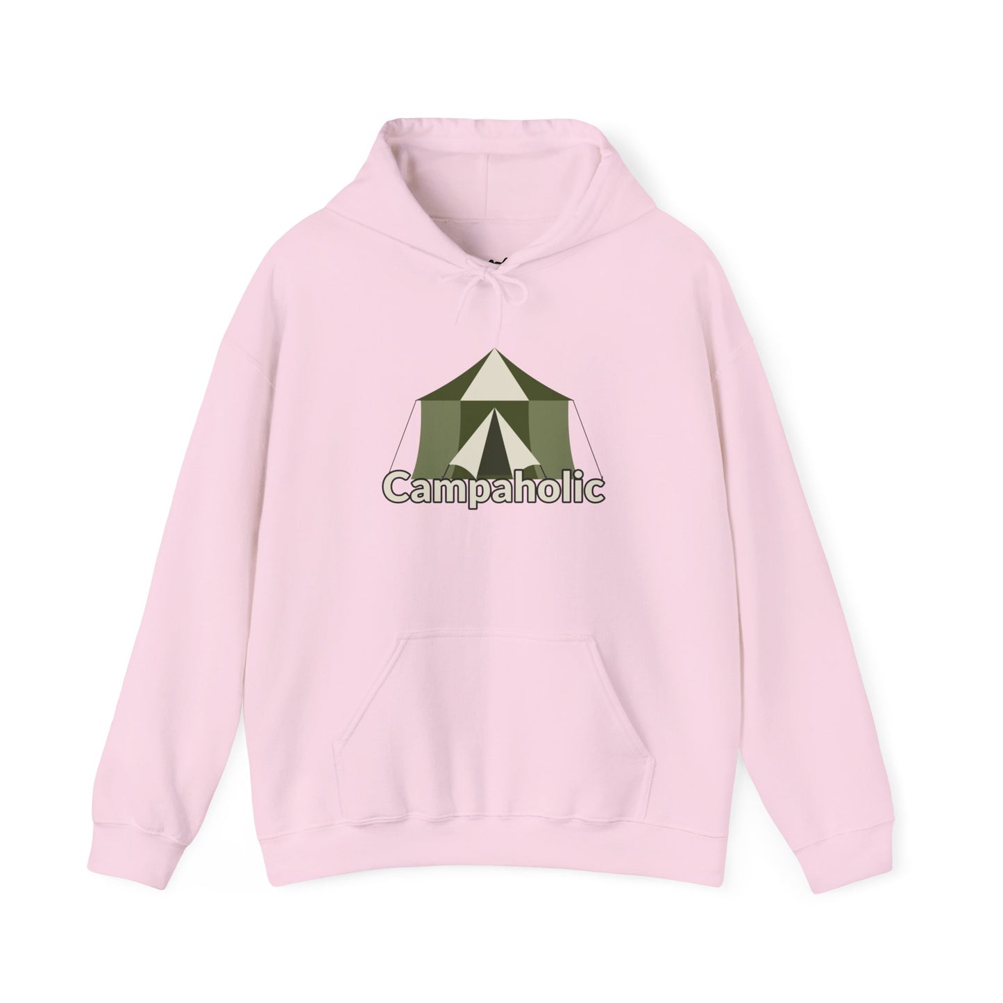 Campaholic Hoodie - Unisex Sweatshirt, Cozy Camping Sweatshirt for Campers and Outdoor Lovers, Adventure Apparel, Gift for Nature Enthusiasts