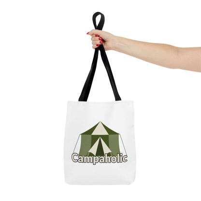 Campaholic Tote Bag – Funny Camping Gift for Campers