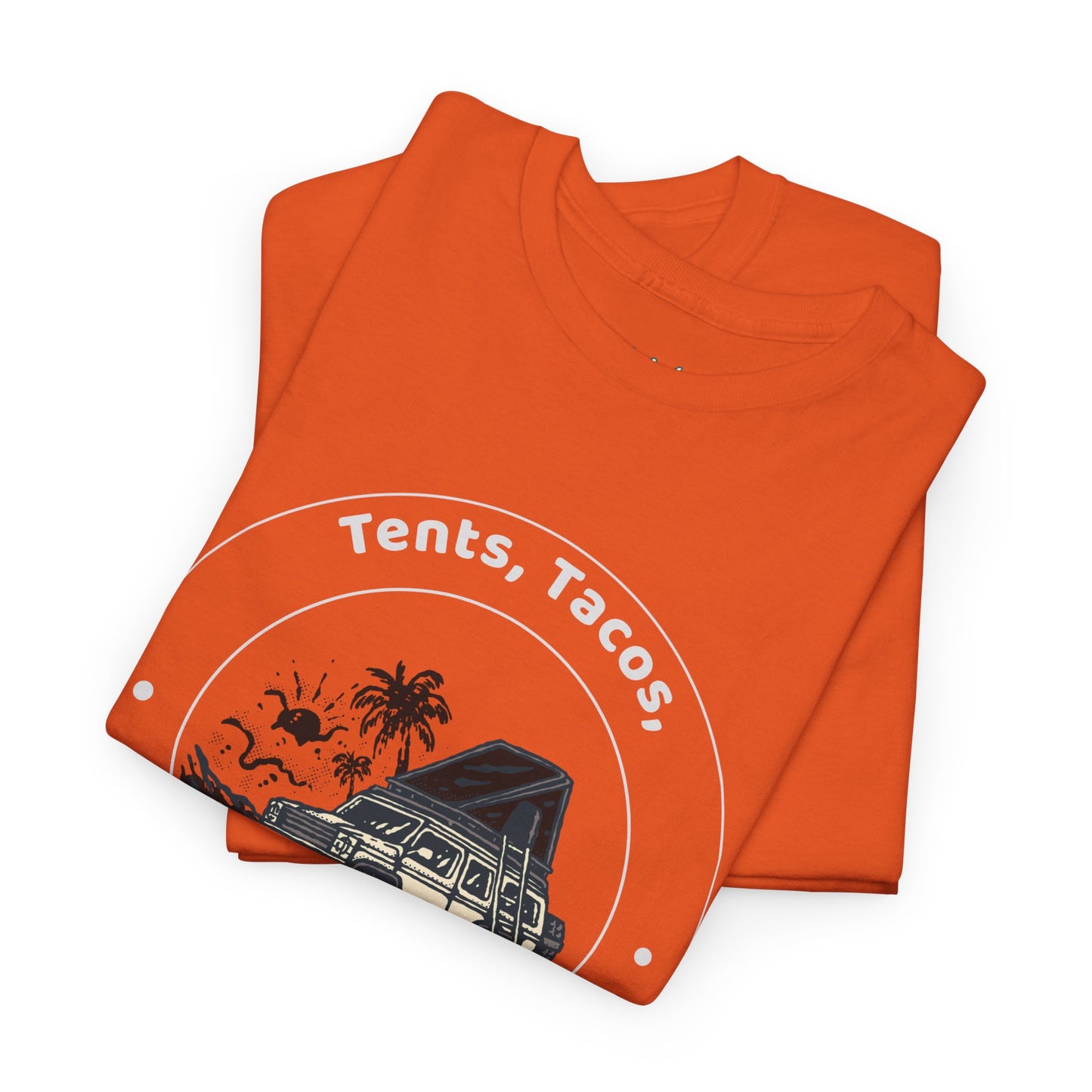 Tents, Tacos, and Terrible Singing Tee – Funny Camping T-Shirt for Campers and Adventure Lovers, Unisex Heavy Cotton Tee, Outdoor Fun Gift, Travel Apparel