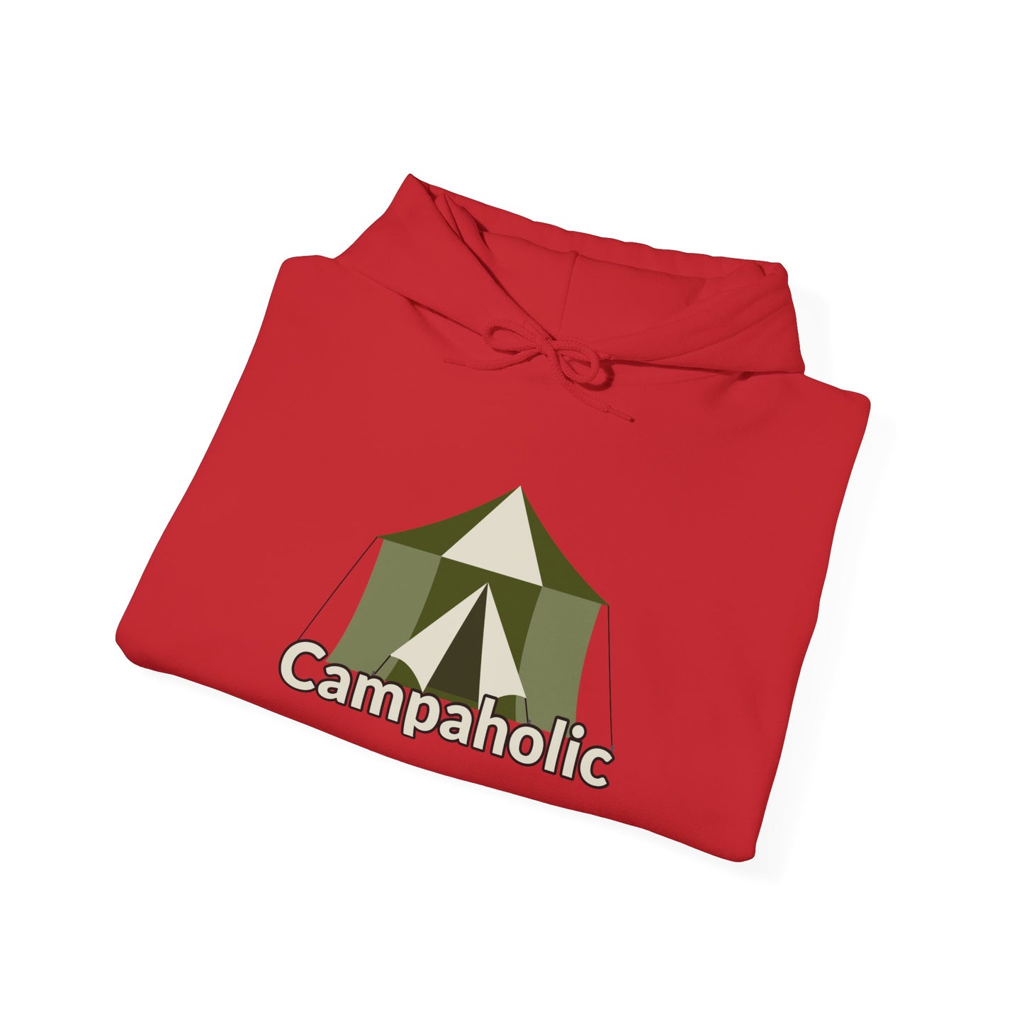 Campaholic Hoodie - Unisex Sweatshirt, Cozy Camping Sweatshirt for Campers and Outdoor Lovers, Adventure Apparel, Gift for Nature Enthusiasts
