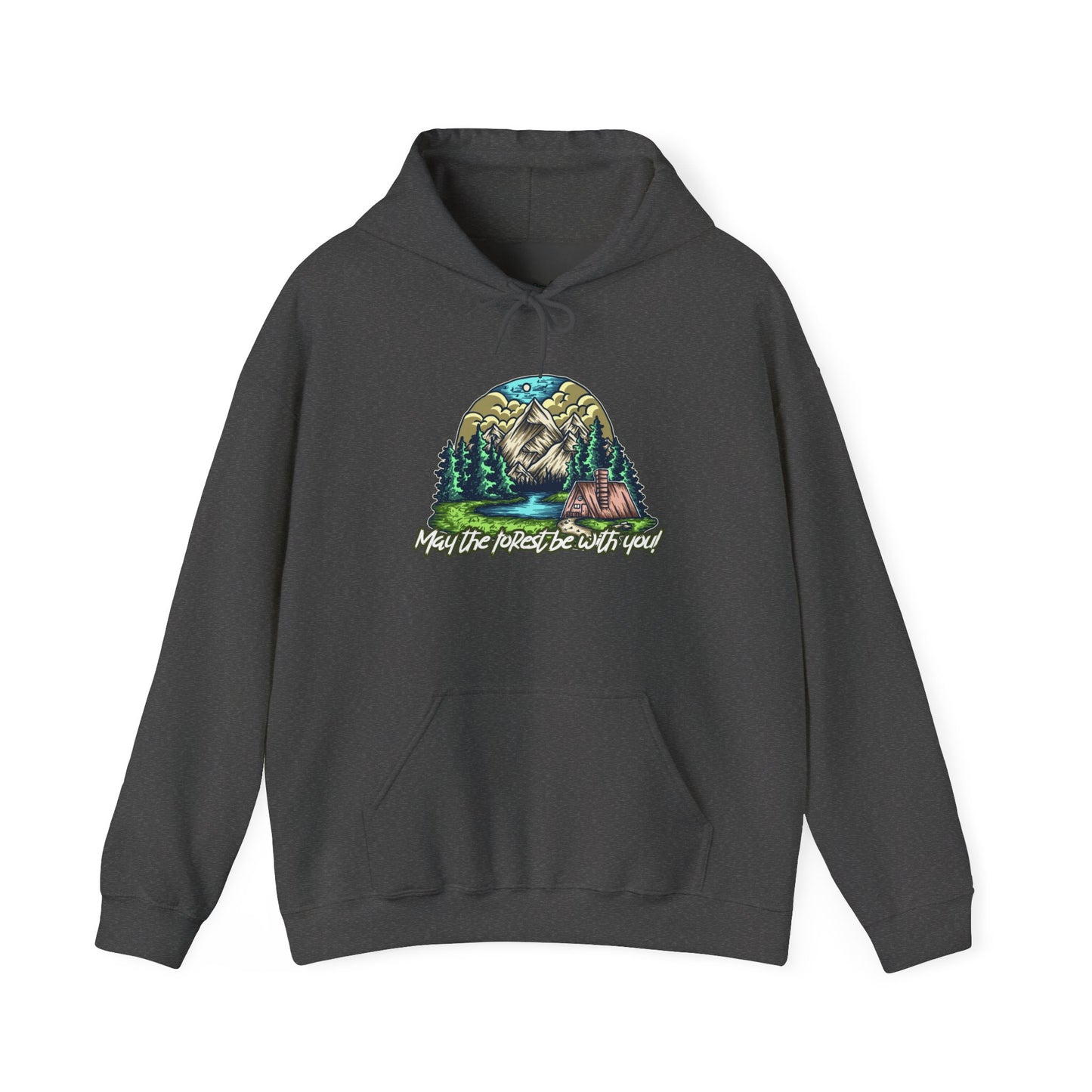 May the Forest Be With You Hoodie – Nature-Inspired Outdoor Sweatshirt for Camping, Hiking, and Travel, Cozy Unisex Adventure Gift for Nature Lovers