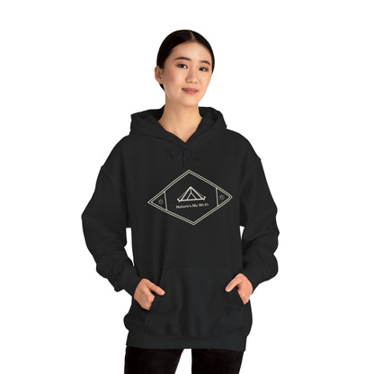 Nature Is My WiFi Hoodie – Cozy Unisex Sweatshirt for Nature Lovers, Outdoor Adventure Apparel, Camping and Travel Gift