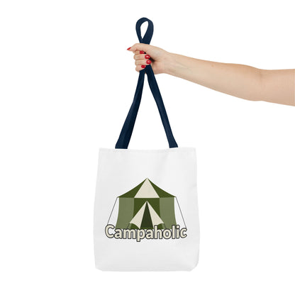 Campaholic Tote Bag – Funny Camping Gift for Campers