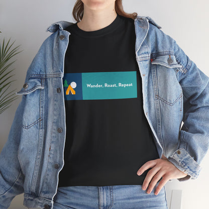 Wander, Rest, Repeat – Travel & Adventure T-Shirt for Explorers | Unisex Heavy Cotton Tee, Cozy Vacation Shirt, Relaxing Daily Reminder Tee, Travel Gift