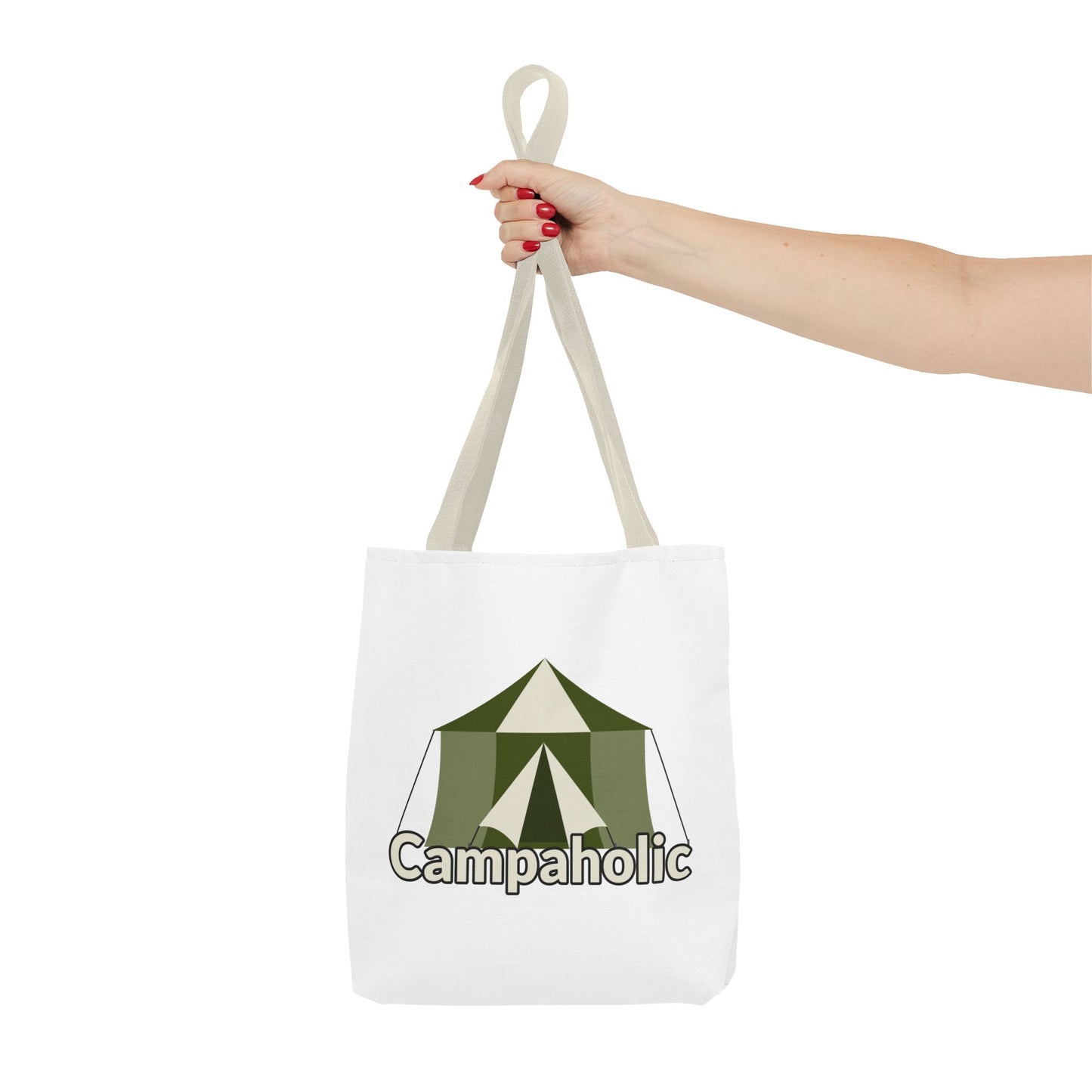 Campaholic Tote Bag – Funny Camping Gift for Campers