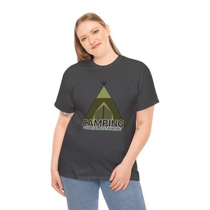 Camping Equals Social Distancing T-Shirt – Funny Unisex Outdoor Tee for Campers & Nature Lovers, Adventure Apparel, Hiking Gift, Camping Humor Shirt