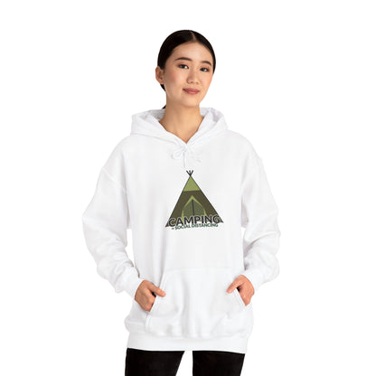 Camping Equals Social Distancing - Adventure Hoodie, Cozy Outdoor Sweatshirt, Perfect for Campers, Great Gift for Nature Lovers, Warmth for Bonfire Nights