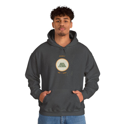 Glamp Nah, I Camp Hoodie – Cozy Unisex Camping Sweatshirt, Outdoor Adventure Gift, Nature Lover Pullover