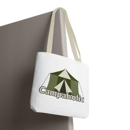Campaholic Tote Bag – Funny Camping Gift for Campers