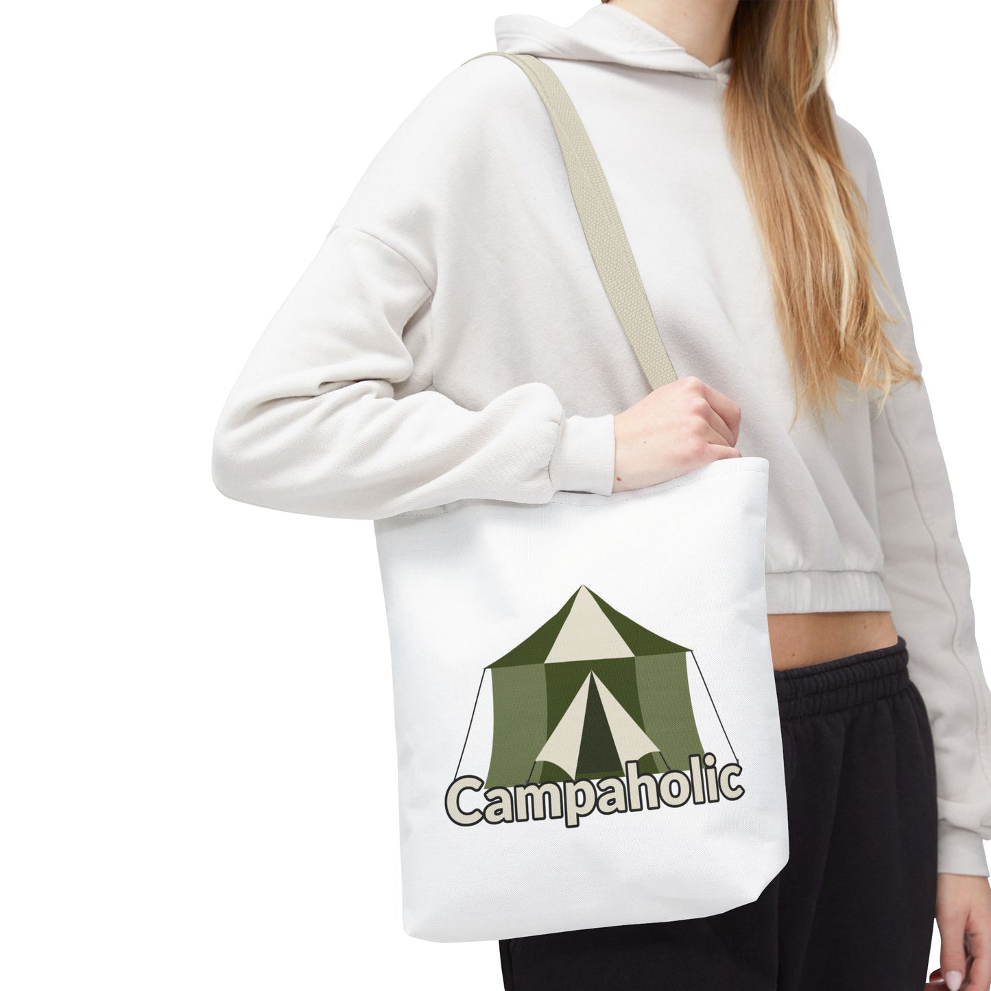 Campaholic Tote Bag – Funny Camping Gift for Campers