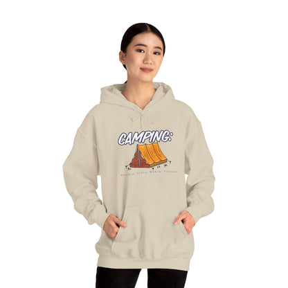 Camping Pitchin Tents Makin Friends Hoodie – Cozy Unisex Sweatshirt for Nature Lovers, Outdoor Adventure Apparel, Perfect Gift for Campers and Travel Enthusiasts