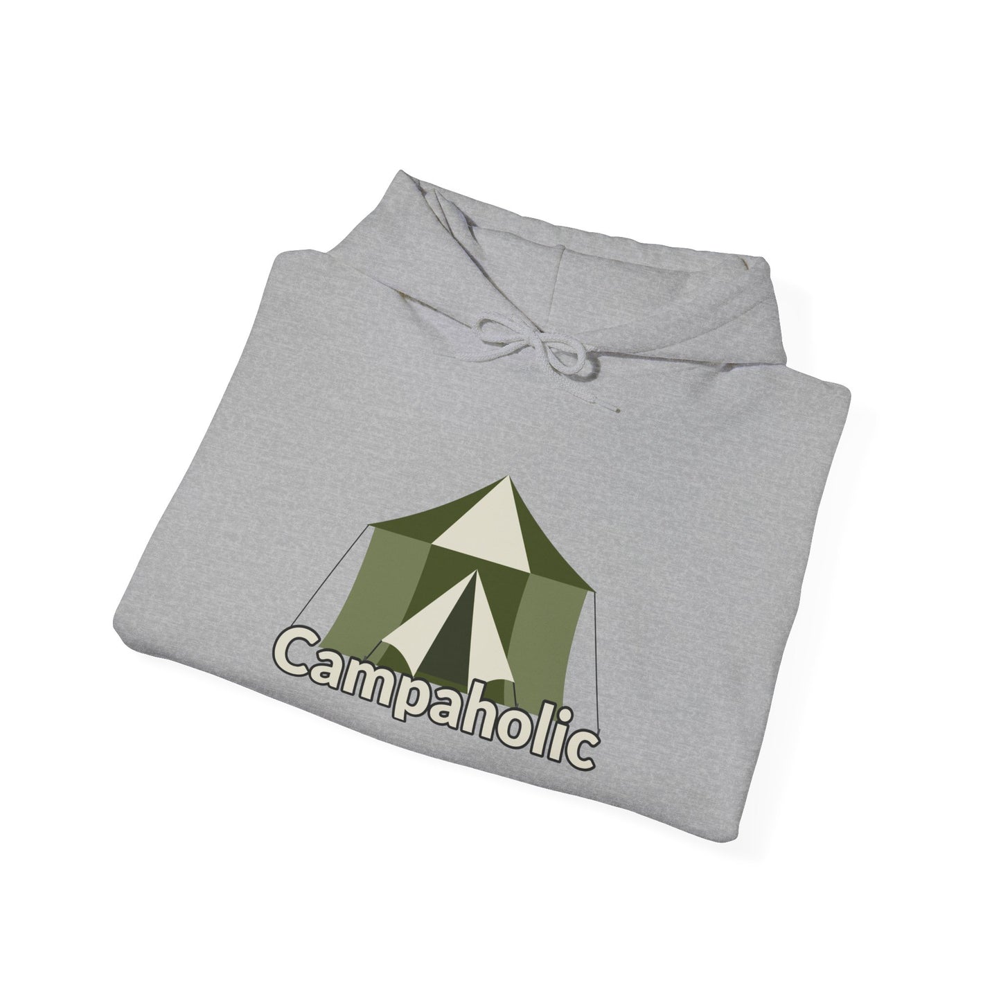Campaholic Hoodie - Unisex Sweatshirt, Cozy Camping Sweatshirt for Campers and Outdoor Lovers, Adventure Apparel, Gift for Nature Enthusiasts