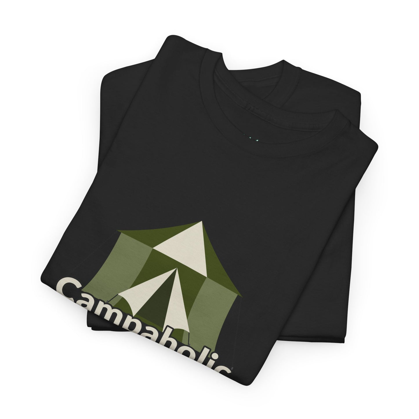 Campaholic – Funny Camping T-Shirt for Campers & Outdoor Lovers | Unisex Heavy Cotton Tee, Adventure Apparel, Summer Outdoor Gift