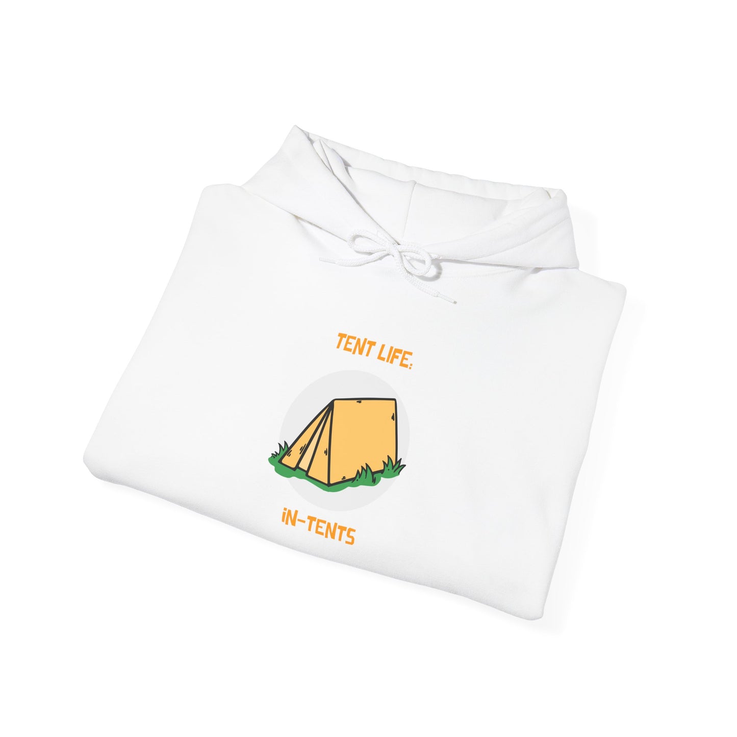 Tent Life in Tents Hoodie – Unisex Cozy Camping Sweatshirt, Outdoor Adventure Apparel, Gift for Campers, Nature Lover Hoodie, Warm Layering Sweatshirt