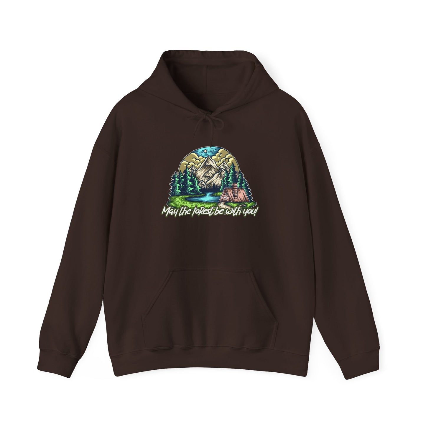 May the Forest Be With You Hoodie – Nature-Inspired Outdoor Sweatshirt for Camping, Hiking, and Travel, Cozy Unisex Adventure Gift for Nature Lovers